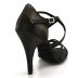 Chaussures de danse salsa Label Latin "Helene" Satin noir