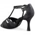 Chaussures de danse professionnelle Rummos Elite "Martina" satin et glitter noir