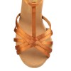 Chaussures de danse Rummos "Béa" satin tan foncé