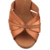 Chaussures de danse Rummos "Lorena" satin et glitter tan