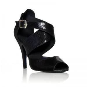 Chaussure de danse Label Latin"Label Latìn)" noir snake