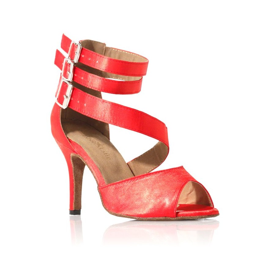 Chaussure de danse Label Latin"Isabella" rouge 