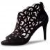 Chaussures de danse Anna Kern "Nicoletta" 8 cm daim noir
