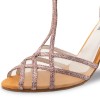 Chaussures de danse Anna Kern "Yuna" 7,5 cm glitter multicolo