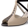 Chaussures de danse Werner Kern "Holly" 6,5 cm cuir noir et beige