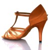 Chaussures de danse Label Latin "Alma" satin tan