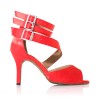 Chaussures de danse Label Latin"Isabella" rouge 