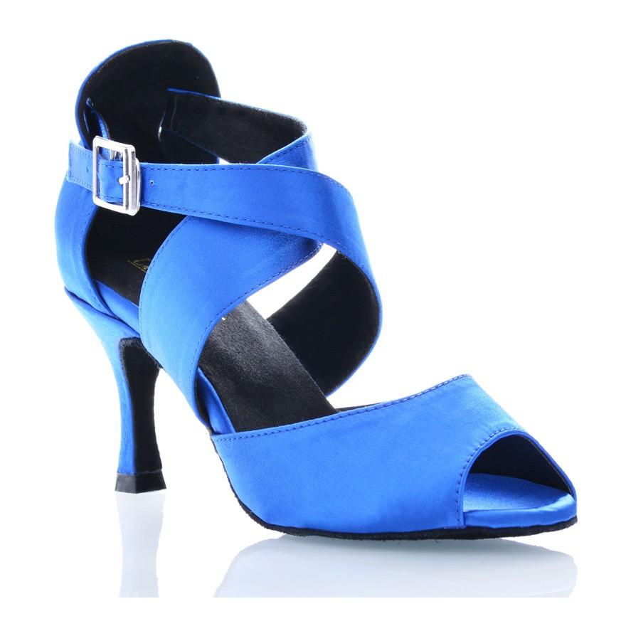 Chaussures de danse Label Latin "Label Latin"" satin bleu roy
