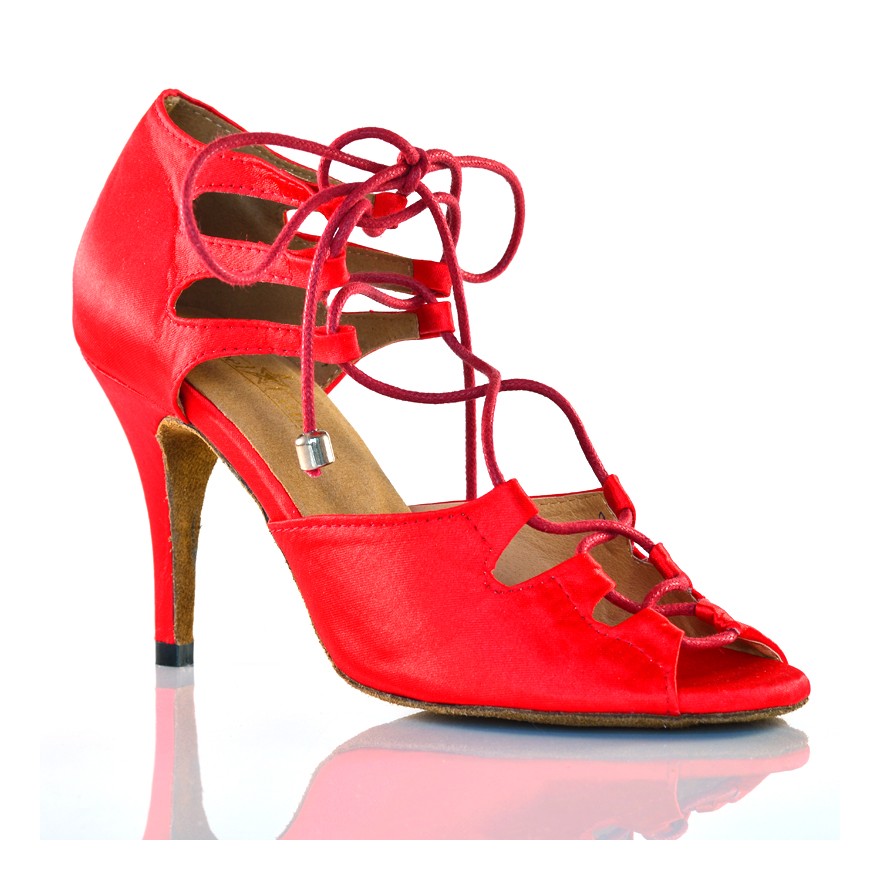 Chaussures de danse kizomba Label Latin " Xara rouge"