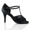 Chaussures de danse Label Latin "Soana" satin noir