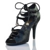 Chaussures de danse Label Latin "Xara" satin noir