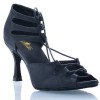 Chaussures de danse Label Latin "Xara" satin noir