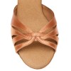 Chaussures de danse Rummos "Paris" satin tan foncé