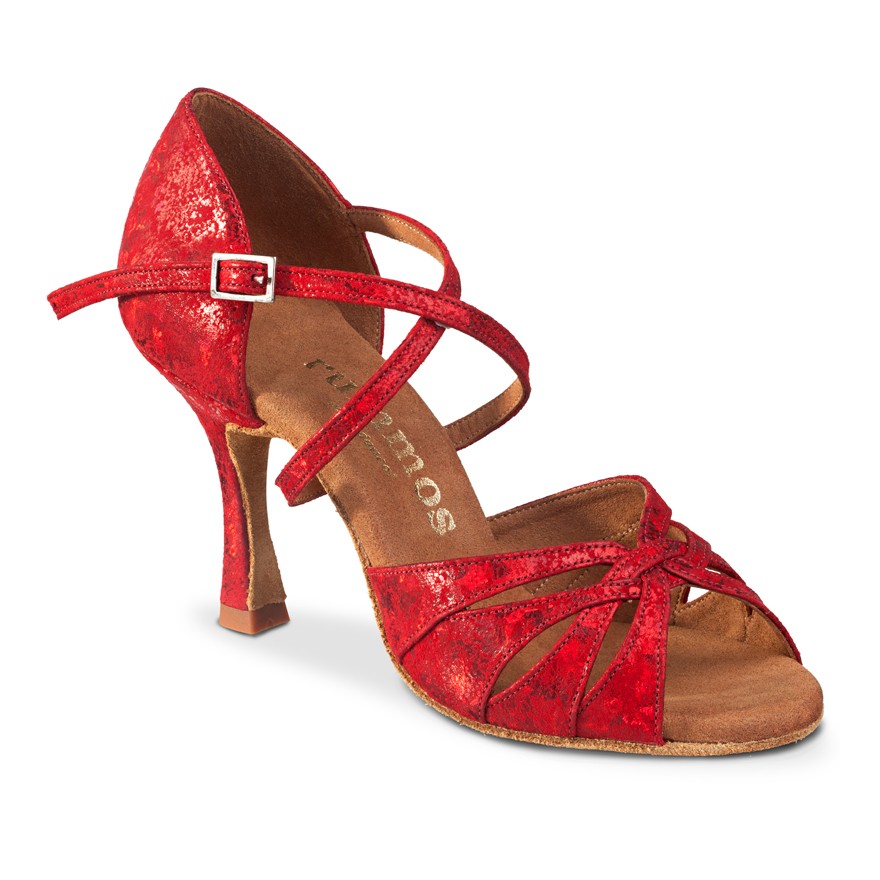 Chaussures de danse Rummos "Salena" cuir rouge