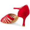 Chaussures de danse Rummos "Tatianna" daim et glitter rouge 