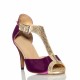 Chaussures de danse salsa Label Latin "Anastasia violette"