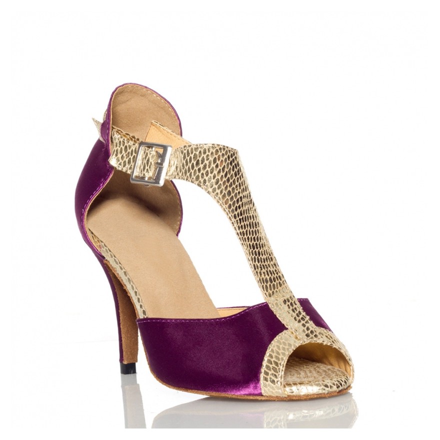 Chaussures de danse salsa Label Latin "Anastasia violette"