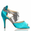 Chaussures de danse salsa Label Latin turquoise