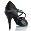 Chaussures de danse salsa Label Latin "Diamond" Noir