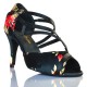 Chaussures de danse salsa Label Latin "flora" fleurie