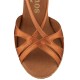 Chaussures de danse Rummos "Lana" satin tan foncé