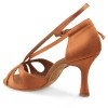 Chaussures de danse Rummos "Lana" satin tan foncé