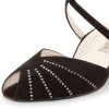 Chaussures de danse Werner Kern "Sonia" 5,5 cm daim noir