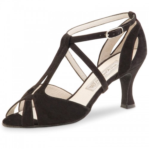 Chaussures de danse Werner Kern "Francis" 6,5 cm daim noir