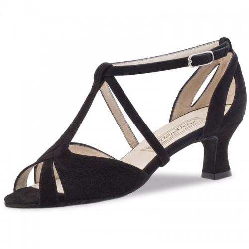 Chaussures de danse Werner Kern "Francis" 5,5 cm daim noir