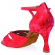 Chaussures de danse Rummos "Kamila" cuir rouge