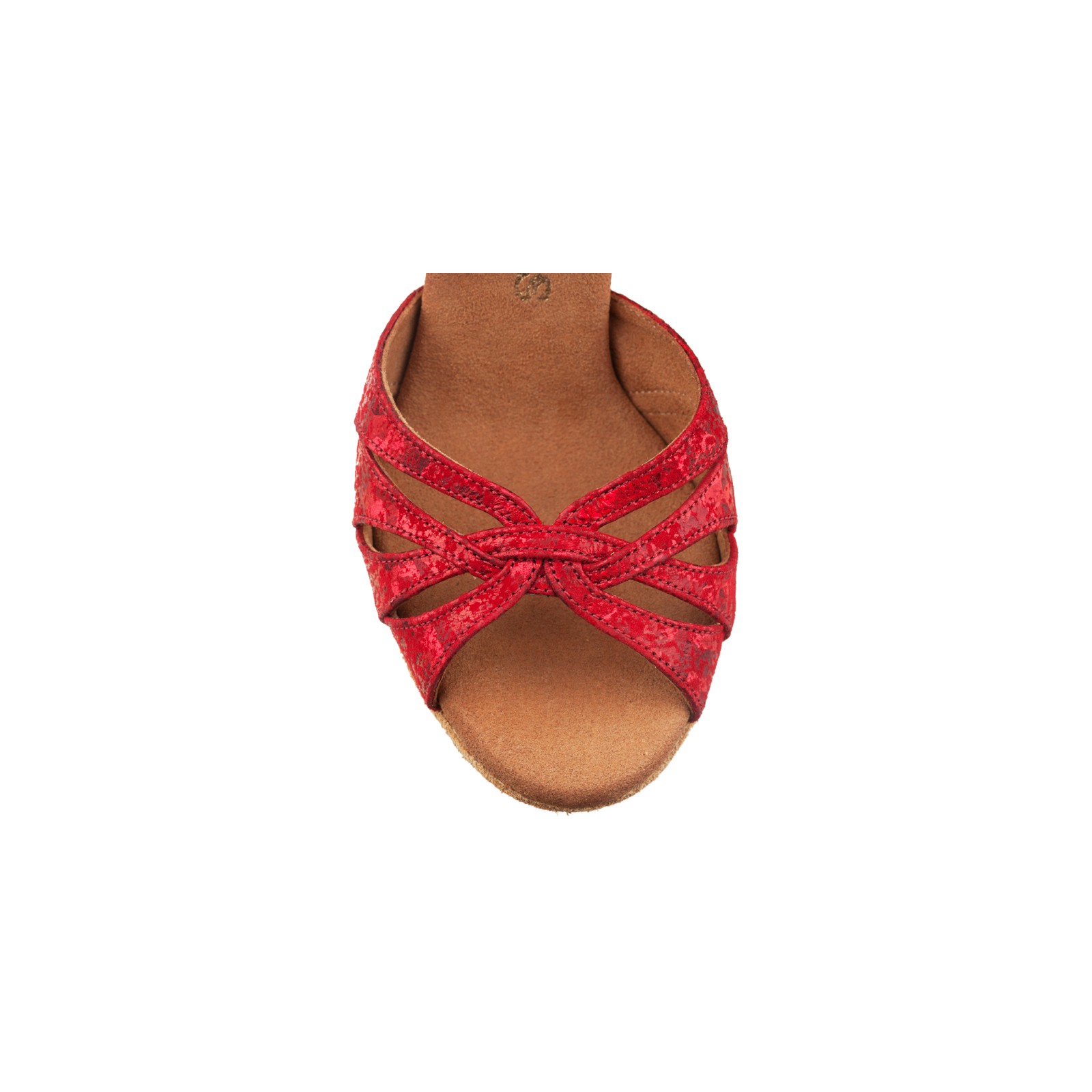 Chaussures de danse Rummos Salena cuir rouge - Label Latin