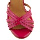 Chaussures de danse Rummos "Marylin" Cuir rose vernis
