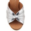 Chaussures de danse Rummos "Angela" cuir argent