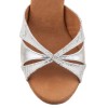 Chaussures de danse Elite Rummos "Paloma" cuir argent