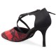Chaussures de danse Rummos "Mafalda" cuir serepnt rouge