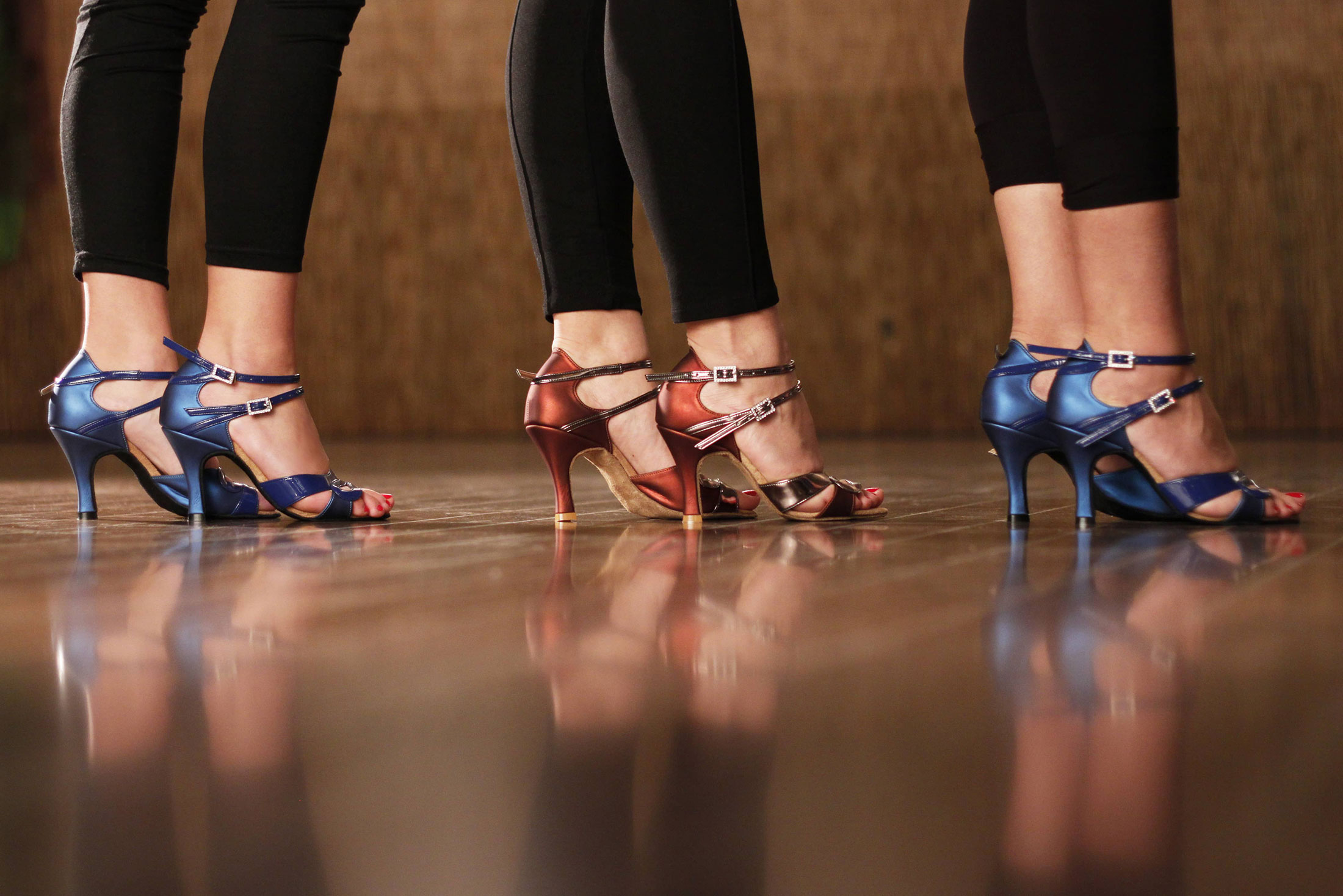 Chaussures De Danse Latine Nouées Professionnelles À La Mode Pour